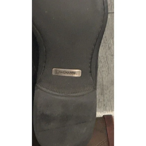 Magnanni Men’s Donosti Black Leather Side Zip Ankle Boots 12682 Sz 9.5 - Picture 9 of 9